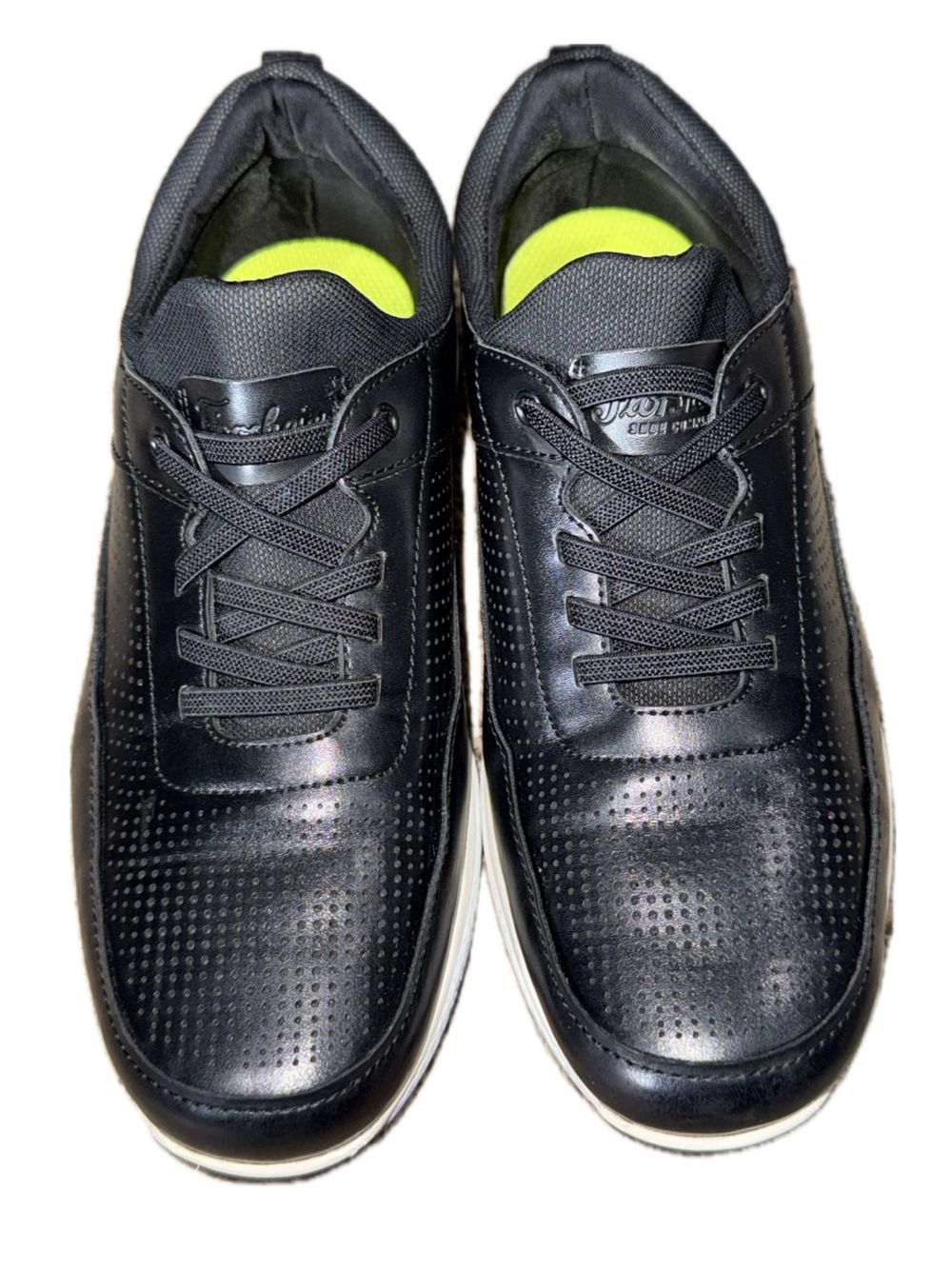 👟🏫 FLORSHEIM Black Comfortech Dress Sneaker Uniform Shoes | Boys 4.5M